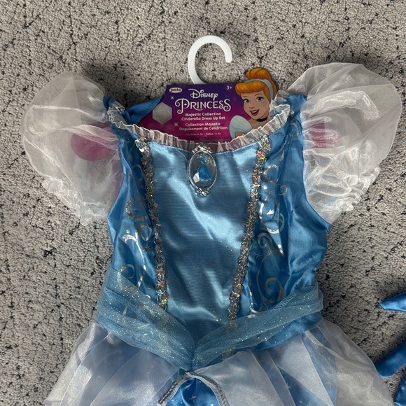 Disney Princess Sparkling Blue Costume with Gloves - Picture 2 of 5